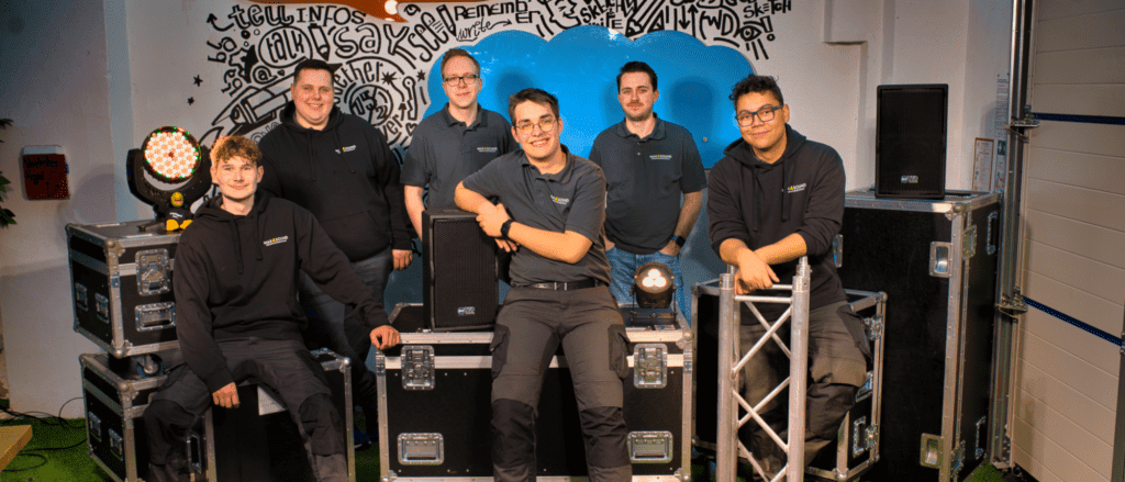 Bild von der Webseite von Max4Sound Veranstaltungstechnik